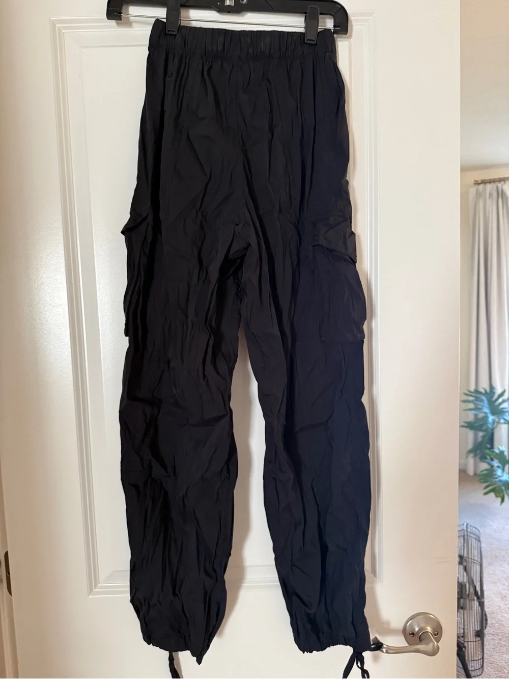 NWOT lululemon athletica Black Cargo Jogger Pants